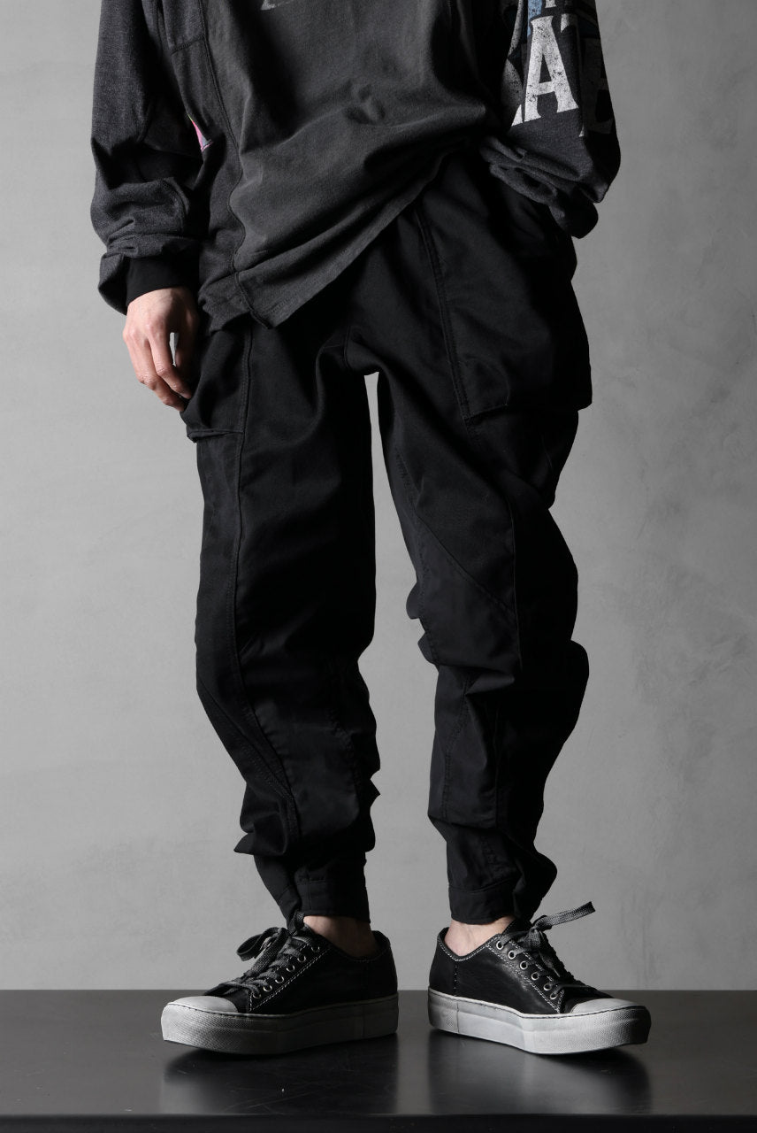 CHANGES VINTAGE REMAKE CUFF EASY TROUSERS / Dickies FABRIC (MULTI BLACK #B)