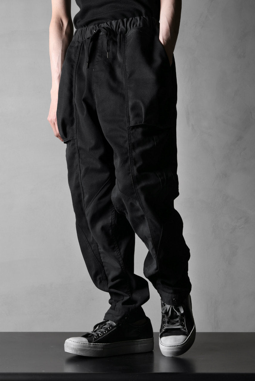 CHANGES VINTAGE REMAKE CUFF EASY TROUSERS / Dickies FABRIC (MULTI BLACK #B)