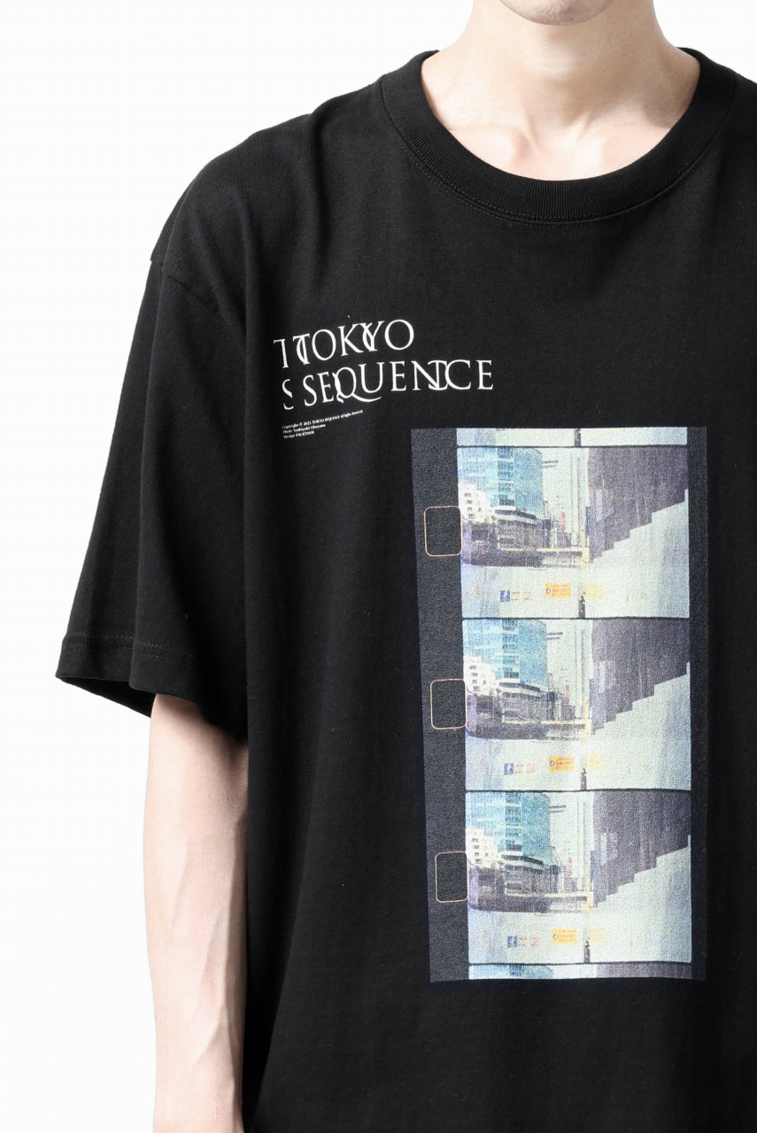 TOKYO SEQUENCE PH4 LOOPWHEEL TEE (BLACK)