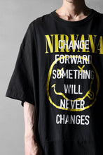 Load image into Gallery viewer, CHANGES VINTAGE REMAKE MULTI PANEL GRUNGE S/S TEE (BLACK #F)