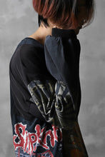 画像をギャラリービューアに読み込む, CHANGES VINTAGE REMAKE MULTI PANEL BAND L/S TEE (BLACK #A)