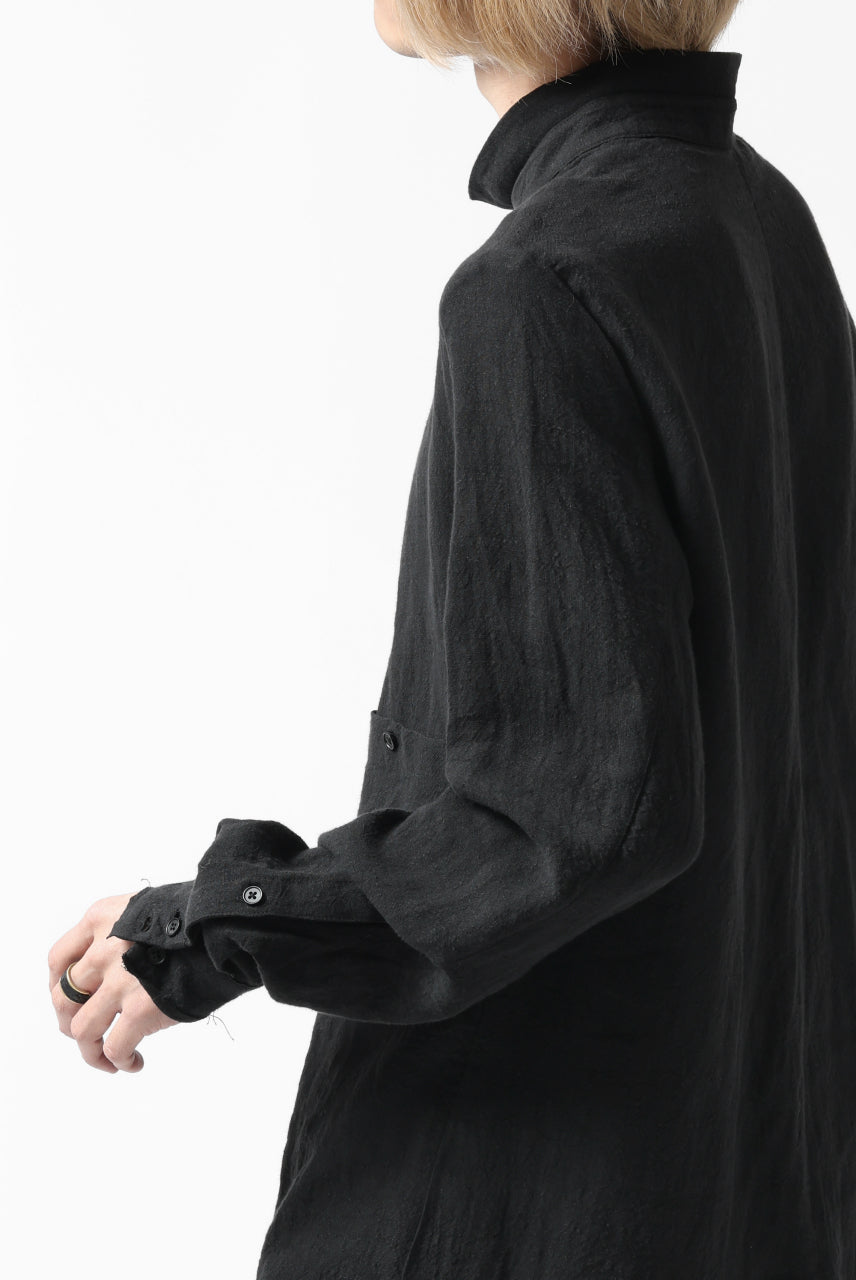 Load image into Gallery viewer, Aleksandr Manamis Asymmetry Shirt (BLACK)