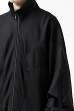 画像をギャラリービューアに読み込む, Y&#39;s....  PANELED ZIP BLOUSON / SUPER 120&#39;s DOESKIN (BLACK)