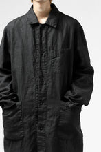 画像をギャラリービューアに読み込む, ISAMU KATAYAMA BACKLASH WORK COAT / GARMENT NATURAL DYED LINEN (SUMI)