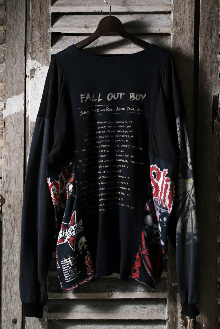 CHANGES VINTAGE REMAKE MULTI PANEL BAND L/S TEE (BLACK #A)の商品