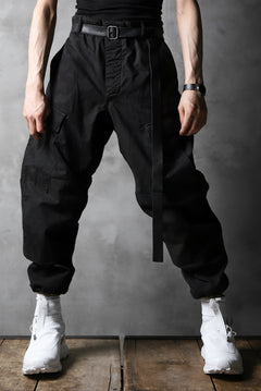 画像をギャラリービューアに読み込む, CHANGES VINTAGE REMAKE MILITARY CARGO TAPERED PANTS / WOODLAND CAMO (BLACK DYED #B)