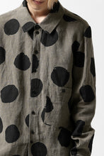 Load image into Gallery viewer, Aleksandr Manamis Dots Shirt (BROWN)