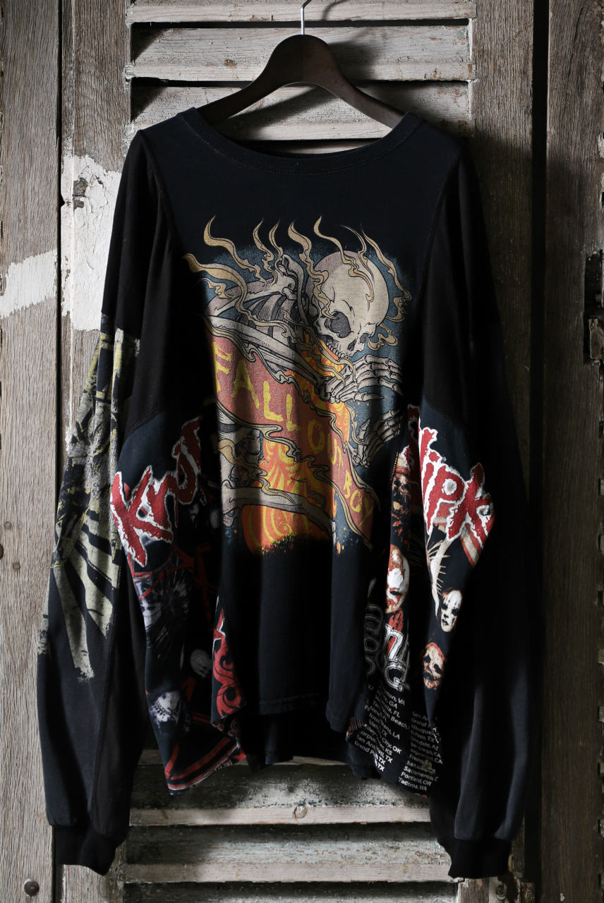 CHANGES VINTAGE REMAKE MULTI PANEL BAND L/S TEE (BLACK #A)の商品