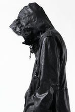 画像をギャラリービューアに読み込む, ISAMU KATAYAMA BACKLASH MODS COAT / GOAT LEATHER (GARMENT + SPRAY DYED BLACK)