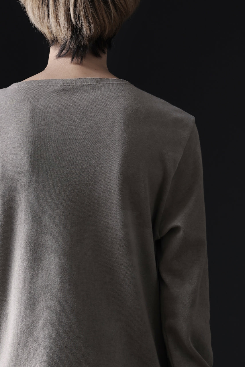 Load image into Gallery viewer, daub DYEING LONG SLEEVE CUTSEWN / C.JERSEY (TAUPE)