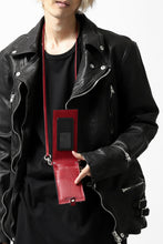 画像をギャラリービューアに読み込む, ISAMU KATAYAMA BACKLASH WALLET PHONE-HOLDER / ITALY DOUBLE SHOULDER (RED)