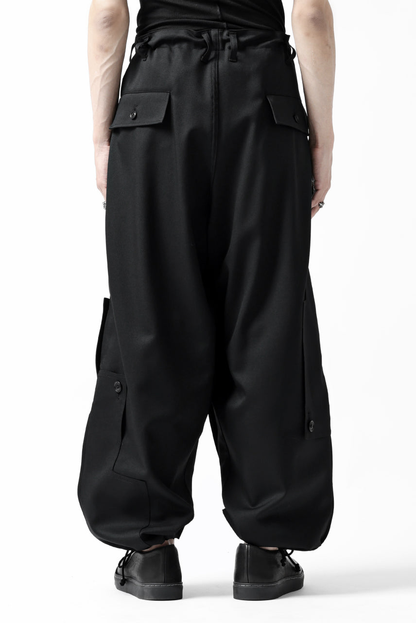 Y's BANG ON! No.189 GABARDINE PATCH WORK PANTS (BLACK)