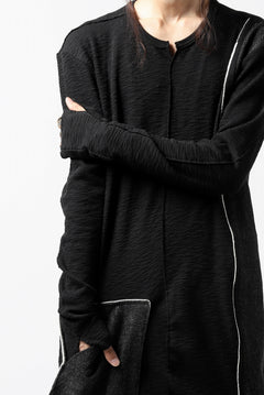 Load image into Gallery viewer, A.F ARTEFACT LONG MA-1 / COTTON SWEAT (BLACK)