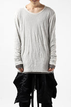 画像をギャラリービューアに読み込む, A.F ARTEFACT DOUBLE LAYERED LONG SLEEVE TOPS (IVORY×GREY)