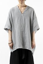 画像をギャラリービューアに読み込む, _vital exclusive minimal tunica tops / sumi dyed linen (L.GREY)