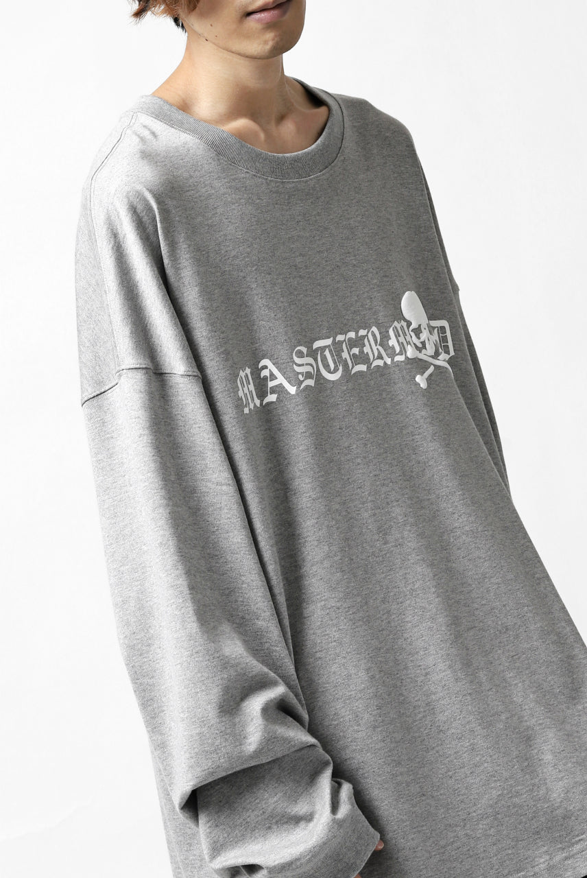 画像をギャラリービューアに読み込む, mastermind JAPAN BOXY-FIT LS / RUBBER AND FOAM PRINTED (GREY)