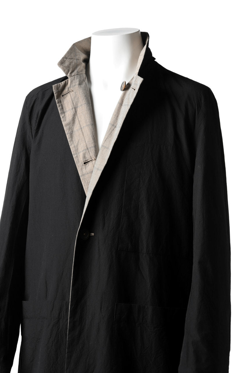 forme d'expression Reversible Duster Coat (Barley + Black)
