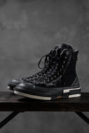 YOHJI YAMAMOTO × XVESSEL SNEAKERS HIGH (BLACK)