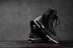 YOHJI YAMAMOTO × XVESSEL SNEAKERS HIGH (BLACK)の商品ページ 