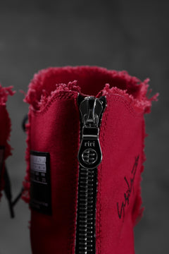 Load image into Gallery viewer, YOHJI YAMAMOTO × XVESSEL SNEAKERS HIGH (RED)