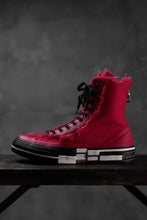 Load image into Gallery viewer, YOHJI YAMAMOTO × XVESSEL SNEAKERS HIGH (RED)