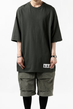 画像をギャラリービューアに読み込む, A.F ARTEFACT &quot;flank” BOXYFIT T-SHIRT (KHAKI)