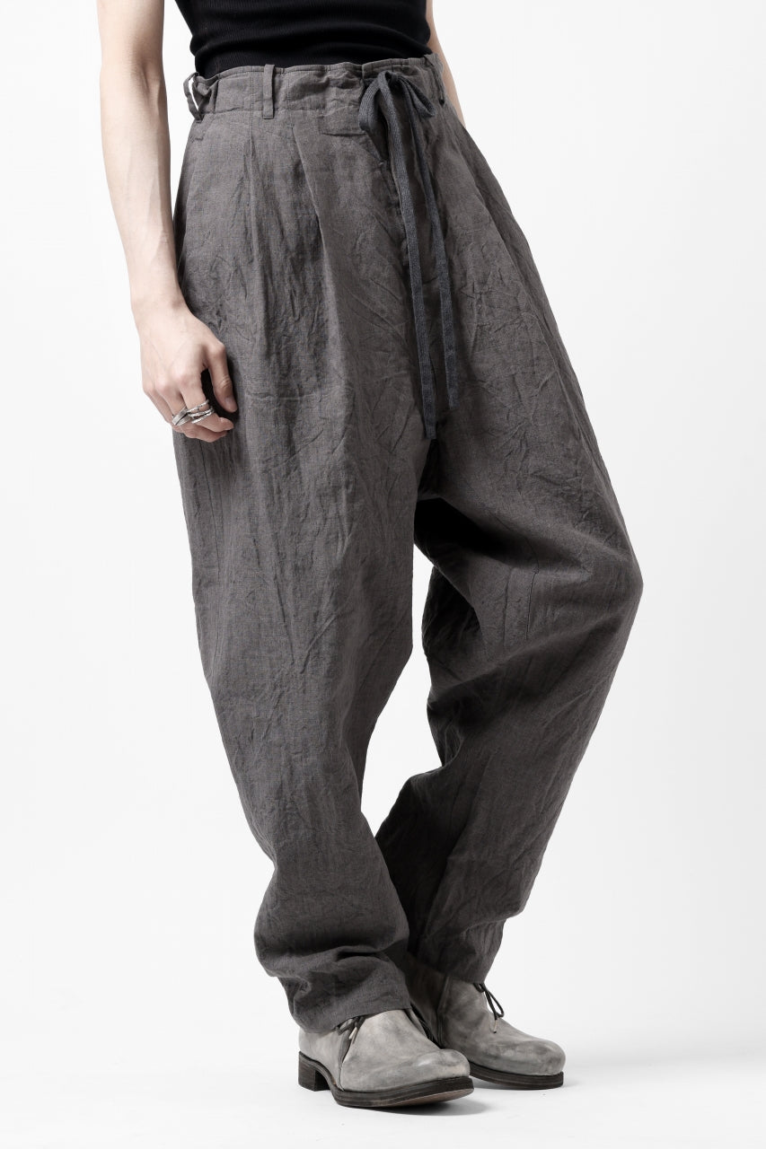 forme d'expression exclusive 2 Tucked Sarouel Pants (Grey)