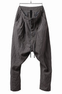 forme d'expression exclusive 2 Tucked Sarouel Pants (Grey)