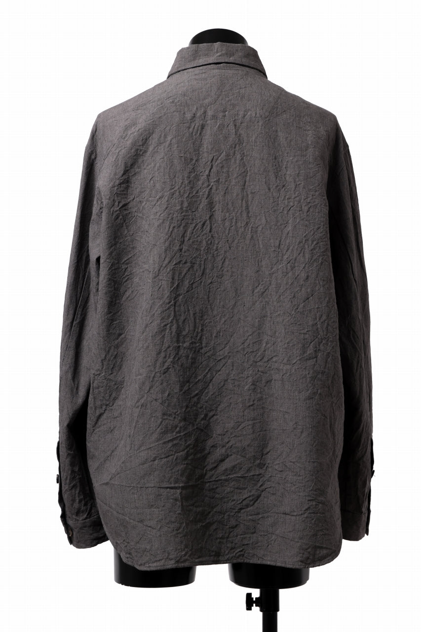 画像をギャラリービューアに読み込む, forme d&#39;expression exclusive Relaxed Outer Shirt (Grey)