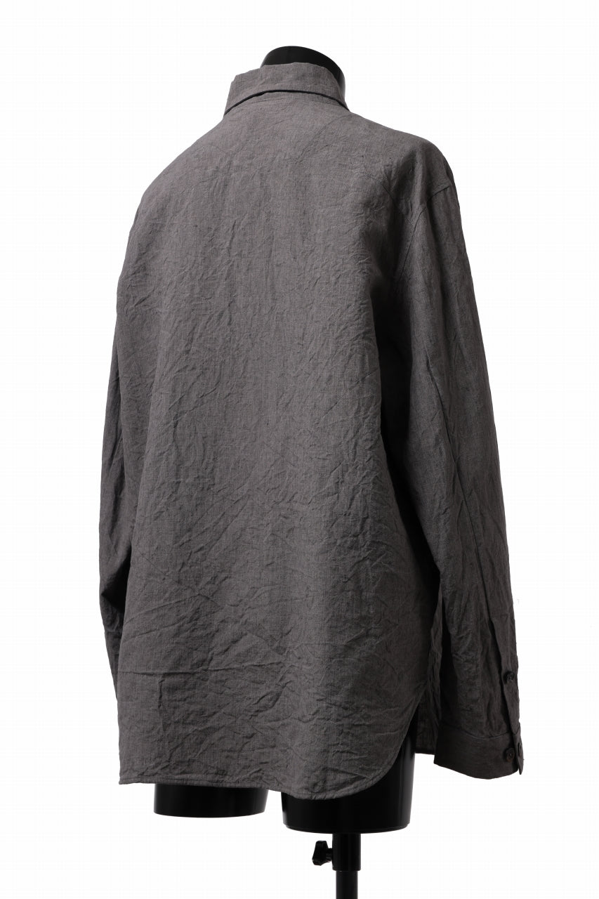 forme d'expression exclusive Relaxed Outer Shirt (Grey)