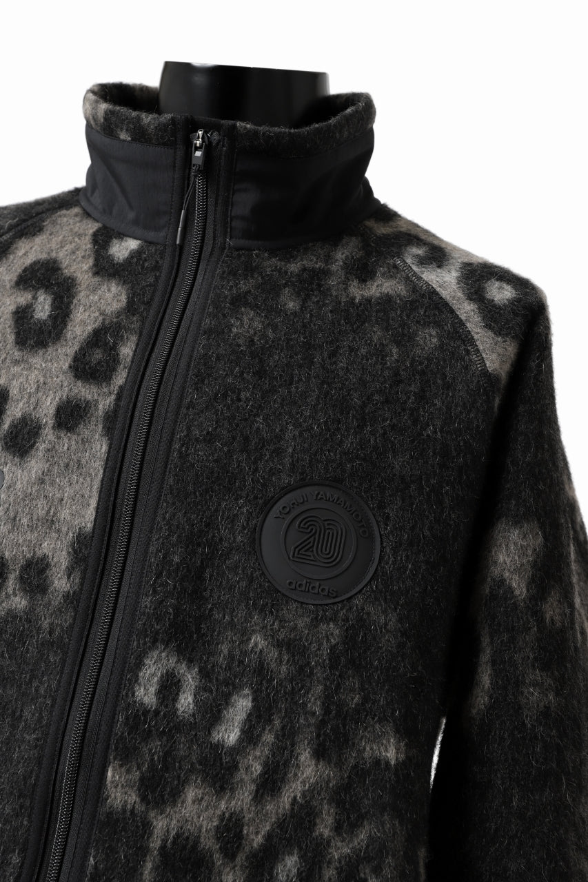 Y-3 Yohji Yamamoto LEOPARD TRACK JACKET / MIX WOOL MOHAIR (MULTI)