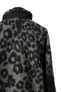 画像をギャラリービューアに読み込む, Y-3 Yohji Yamamoto LEOPARD TRACK JACKET / MIX WOOL MOHAIR (MULTI)