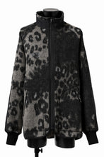 画像をギャラリービューアに読み込む, Y-3 Yohji Yamamoto LEOPARD TRACK JACKET / MIX WOOL MOHAIR (MULTI)