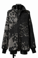 画像をギャラリービューアに読み込む, Y-3 Yohji Yamamoto LEOPARD TRACK JACKET / MIX WOOL MOHAIR (MULTI)