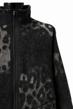 画像をギャラリービューアに読み込む, Y-3 Yohji Yamamoto LEOPARD TRACK JACKET / MIX WOOL MOHAIR (MULTI)