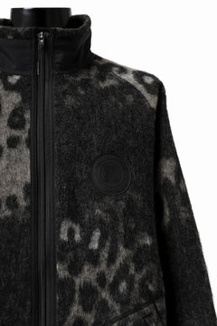 画像をギャラリービューアに読み込む, Y-3 Yohji Yamamoto LEOPARD TRACK JACKET / MIX WOOL MOHAIR (MULTI)