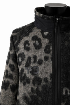 画像をギャラリービューアに読み込む, Y-3 Yohji Yamamoto LEOPARD TRACK JACKET / MIX WOOL MOHAIR (MULTI)