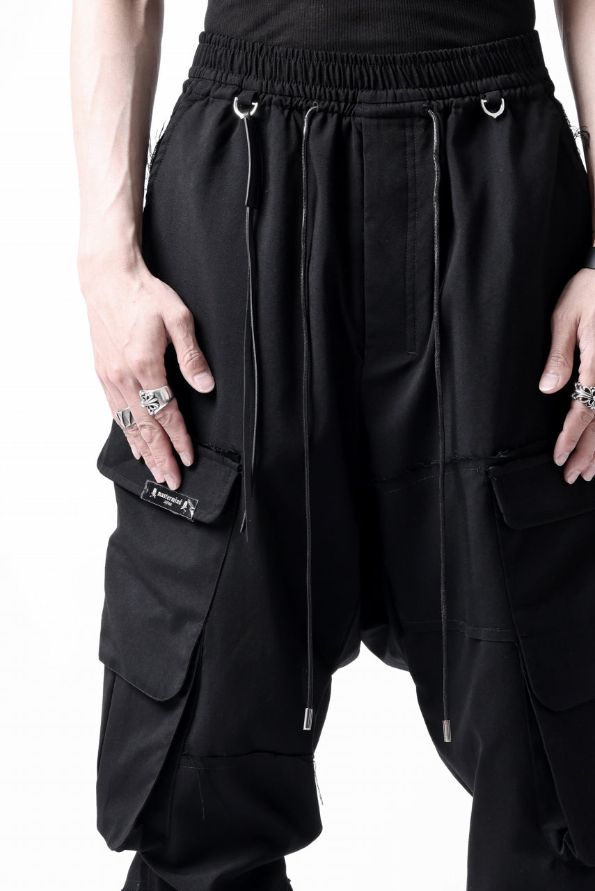 画像をギャラリービューアに読み込む, JOE CHIA x mastermind JAPAN CAYA DROPCROTCH PANTS (BLACK)