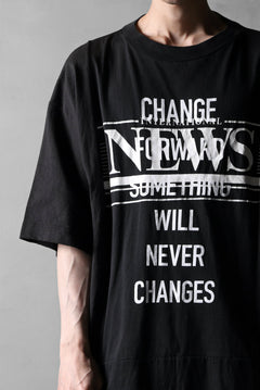 画像をギャラリービューアに読み込む, CHANGES VINTAGE REMAKE MULTI PANEL S/S TEE (BLACK #H)