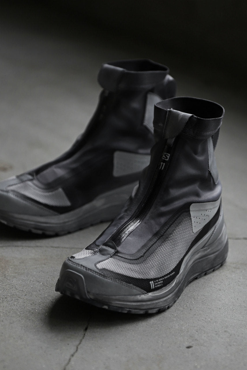 11 BY BORIS BIDJAN SABERI x SALOMON "BAMBA 2 HIGH" (OBJECT DYED LIGHT GREY)