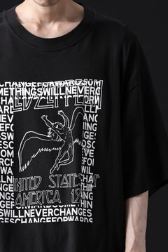 Load image into Gallery viewer, CHANGES VINTAGE REMAKE MULTI PANEL TEE (BLACK #3)