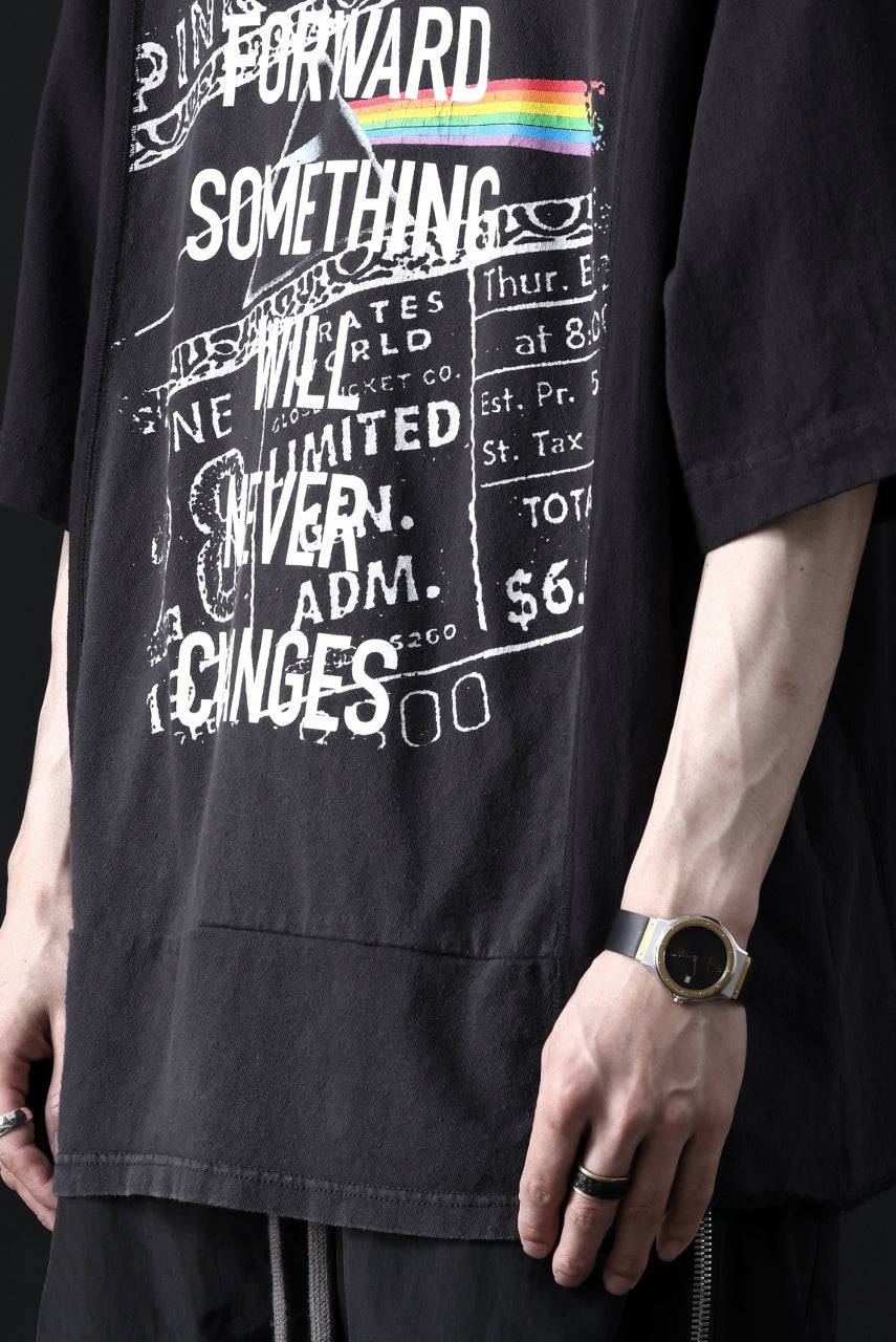 CHANGES VINTAGE REMAKE MULTI PANEL TEE (BLACK #8)