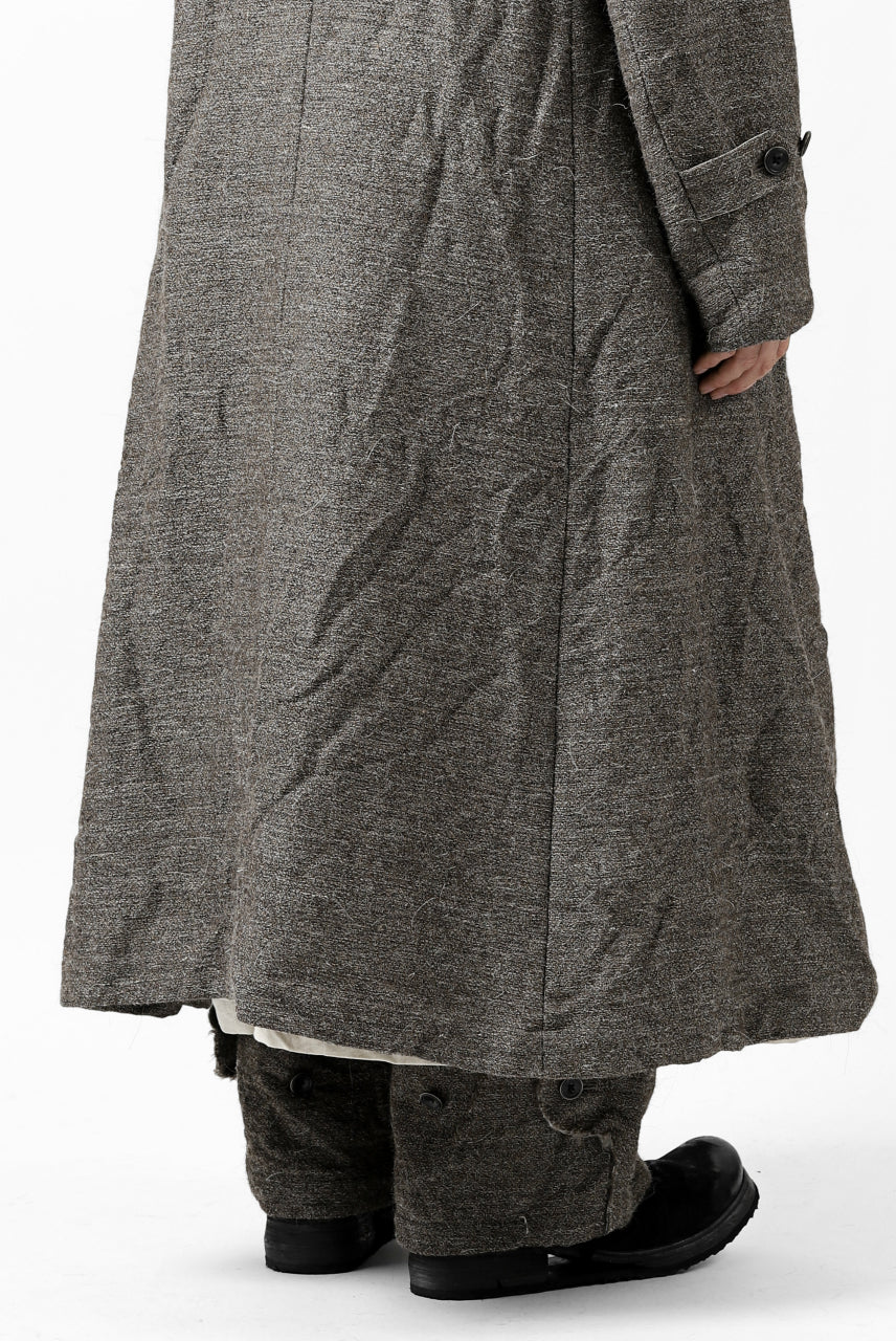 Load image into Gallery viewer, YUTA MATSUOKA long coat / goat wool (brown)