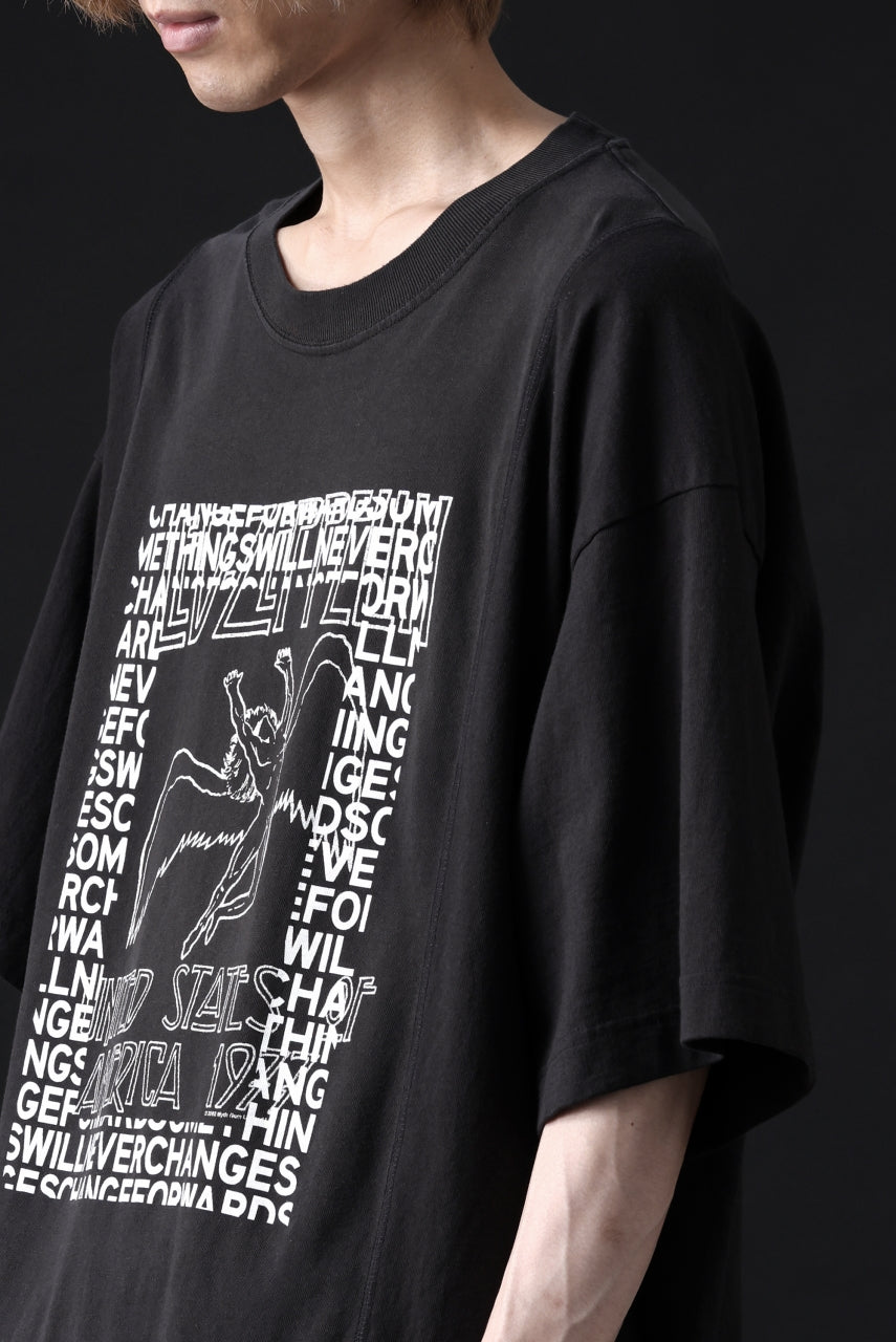 Load image into Gallery viewer, CHANGES VINTAGE REMAKE MULTI PANEL TEE (BLACK #3)