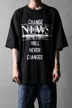 画像をギャラリービューアに読み込む, CHANGES VINTAGE REMAKE MULTI PANEL S/S TEE (BLACK #H)