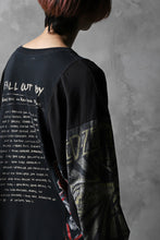 画像をギャラリービューアに読み込む, CHANGES VINTAGE REMAKE MULTI PANEL BAND L/S TEE (BLACK #A)