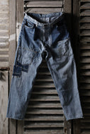 CHANGES VINTAGE REMAKE DENIM STRAIGHT PANTS / VINTAGE DENIM (INDIGO #C)