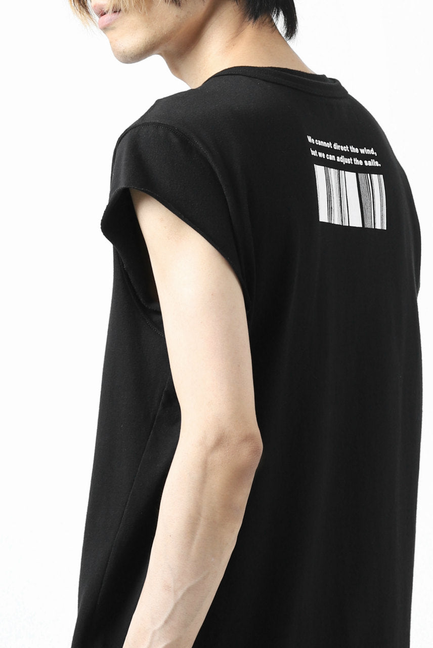 A.F ARTEFACT "AN ANTHOLOGY" FRENCH SLEEVE TOP (BLACK)