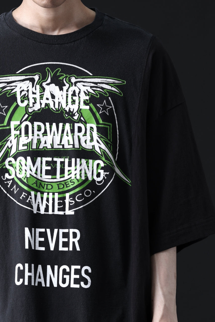 CHANGES VINTAGE REMAKE MULTI PANEL TEE (BLACK #6)