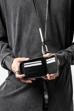 画像をギャラリービューアに読み込む, 11 BY BORIS BIDJAN SABERI WALLET with NECK STRAP &quot;WALLET2-FMM20033&quot; (BLACK)